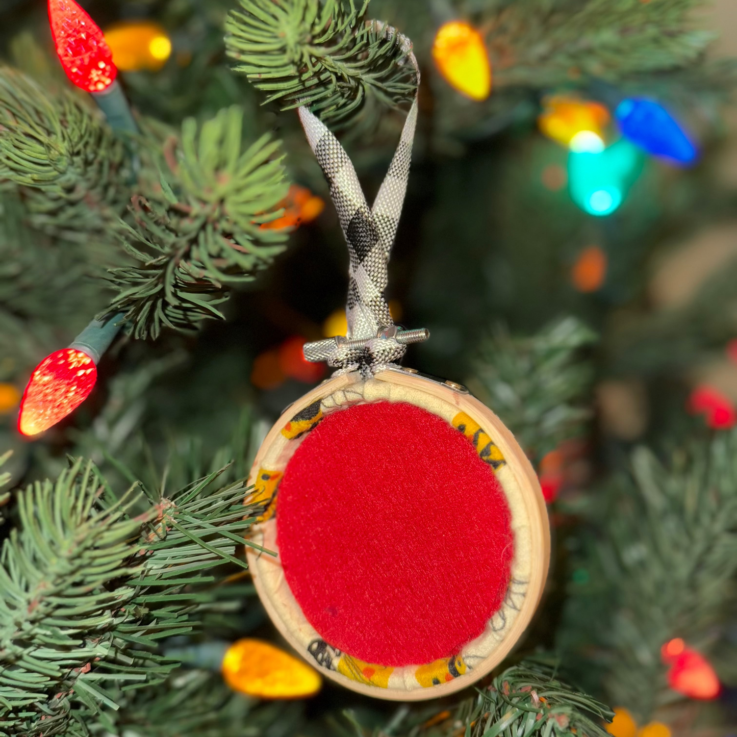 Flower and Bee Ornament