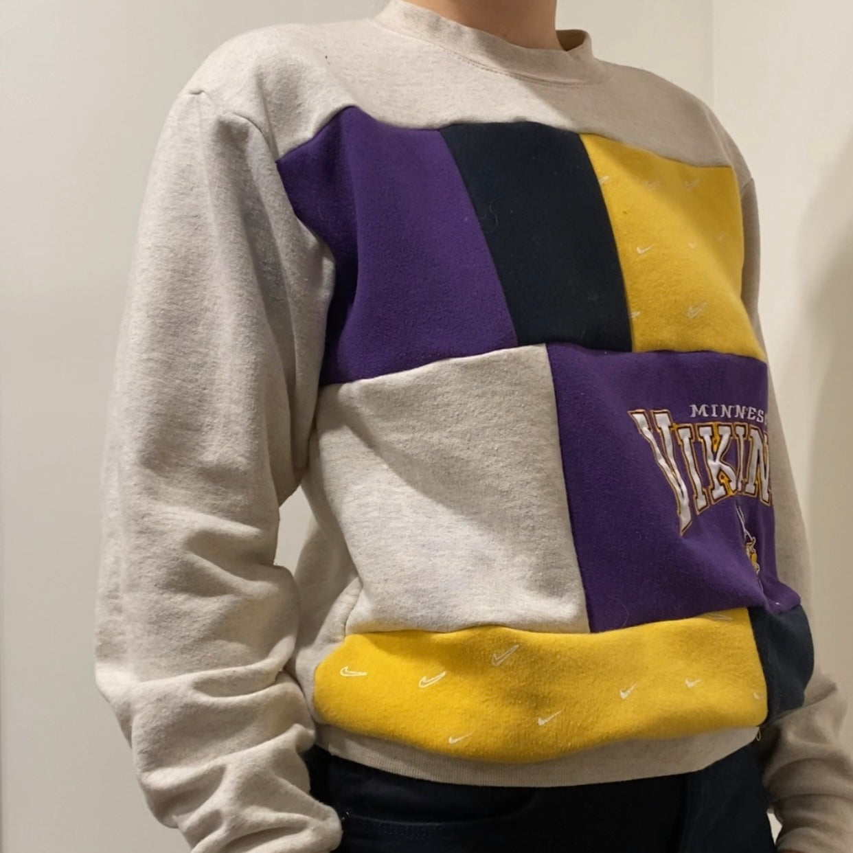 Vikings Upcycled Crewneck