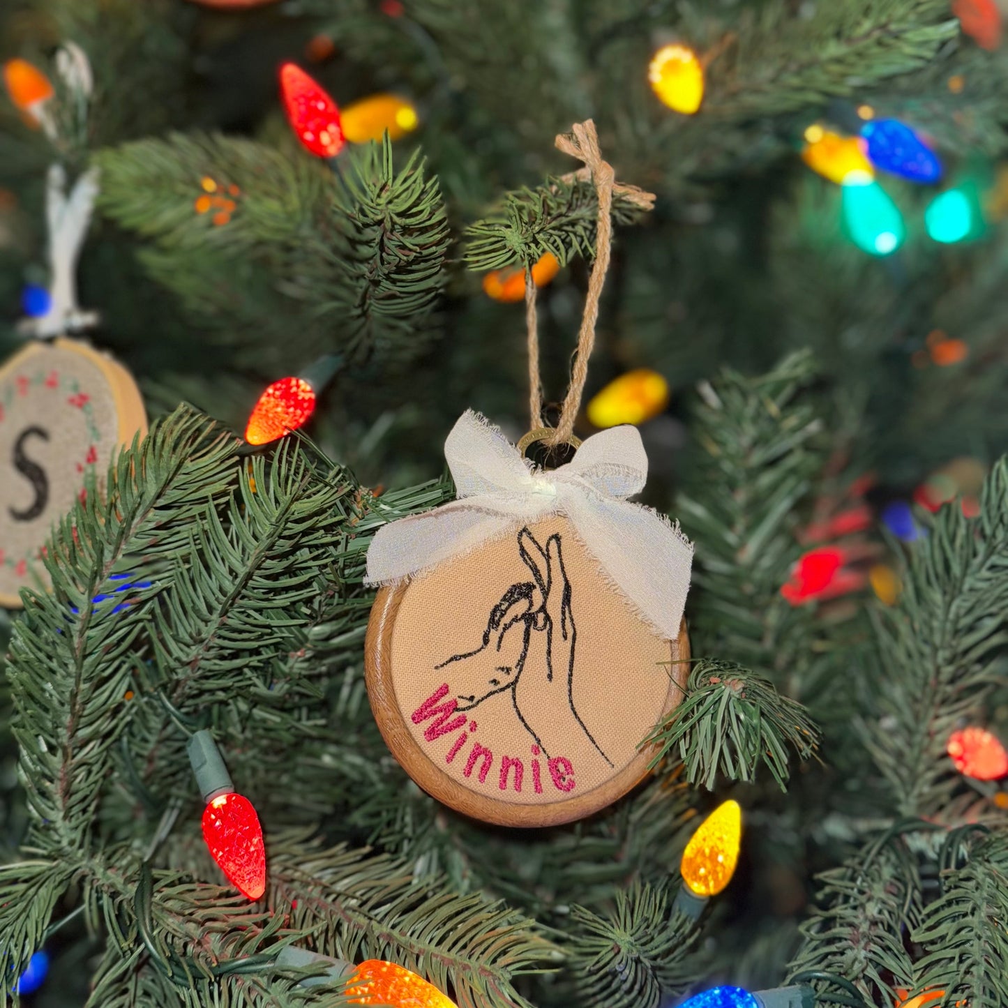 Personalized Dog Paw & Hand Ornament