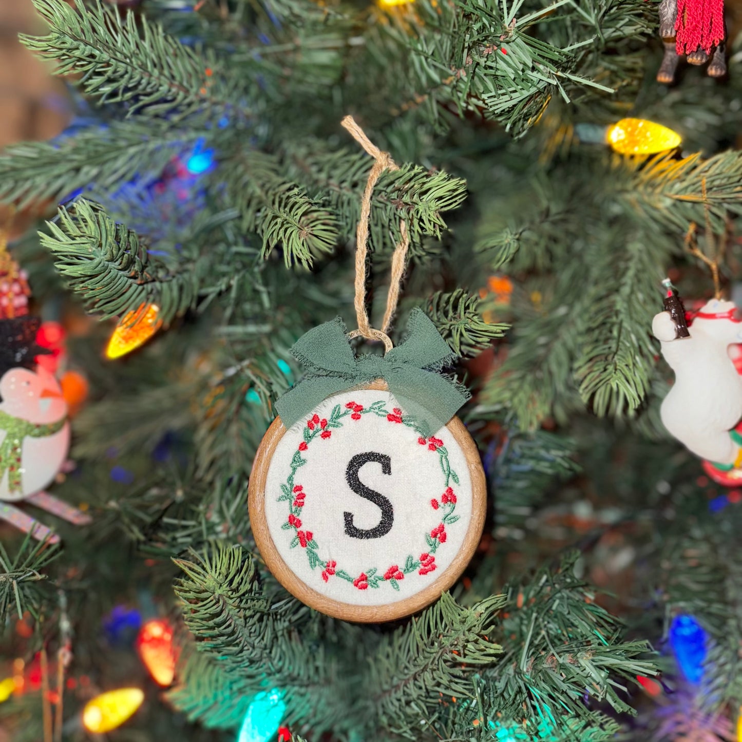 Personalized Letter Ornament