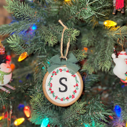 Personalized Letter Ornament