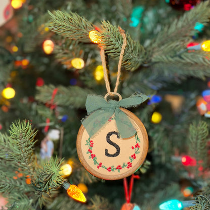 Personalized Letter Ornament