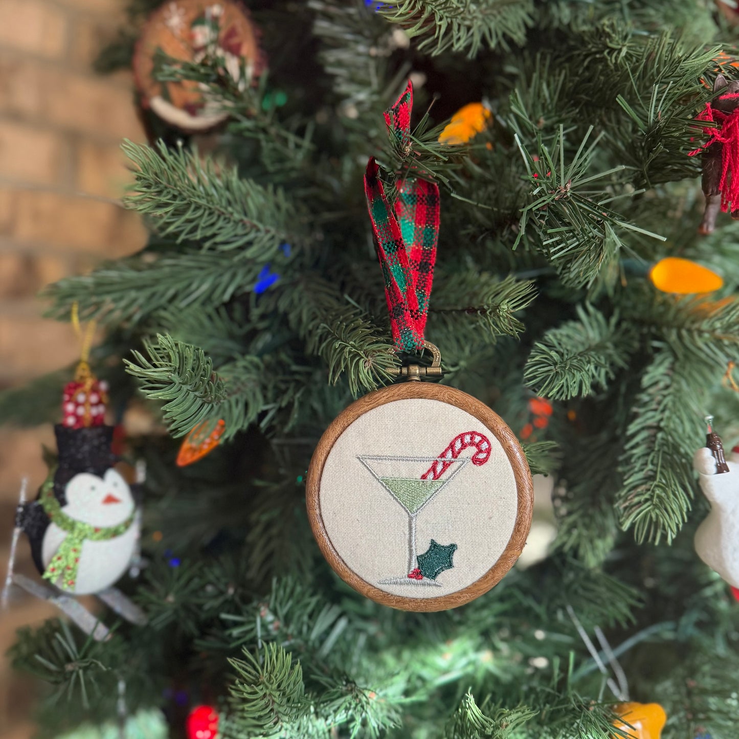 Christmas Martini Ornament