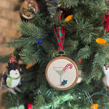 Christmas Martini Ornament