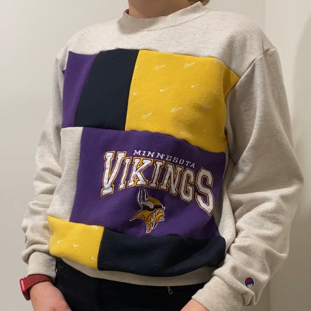 Vikings Upcycled Crewneck