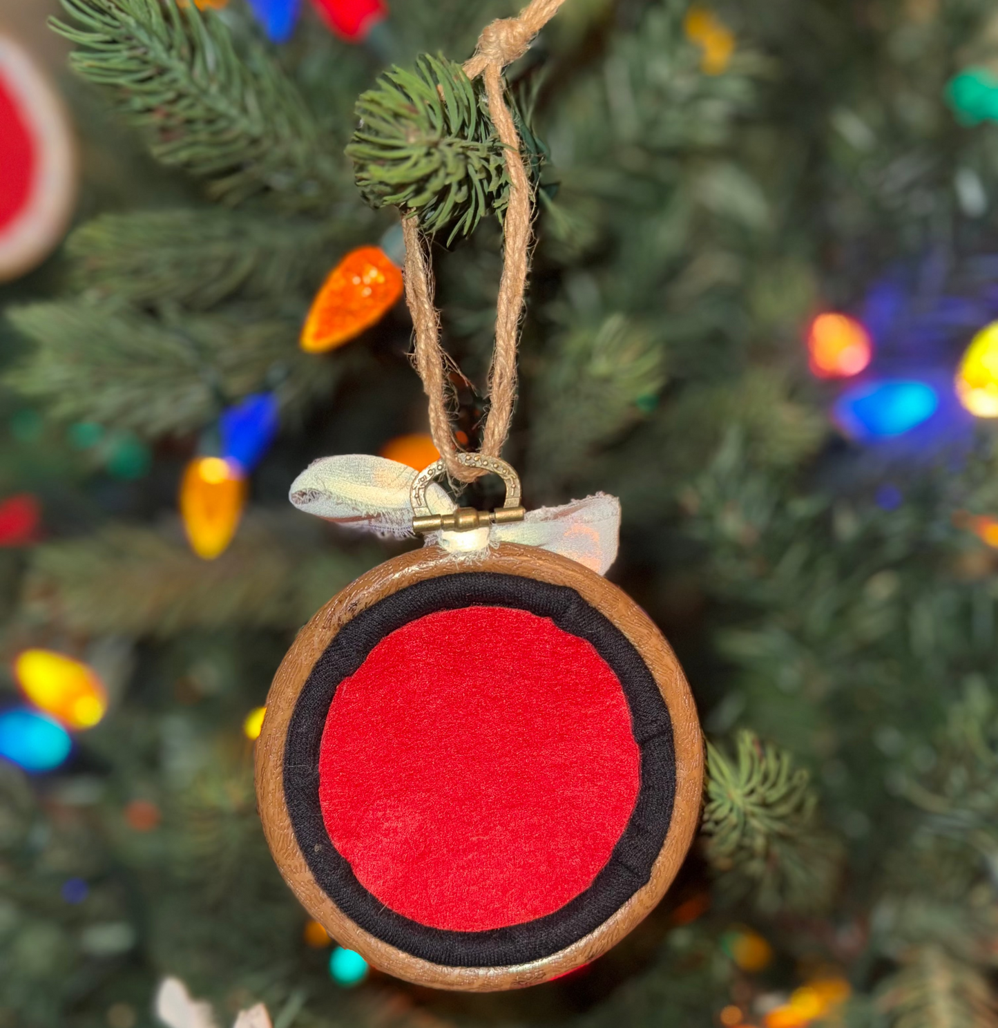 Santa Weights Ornament