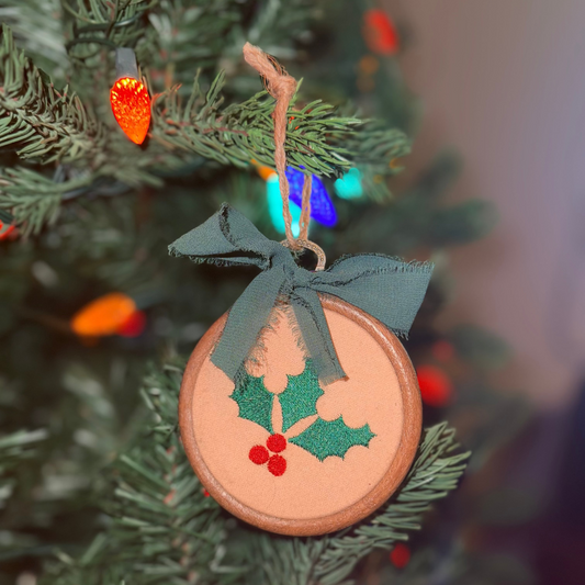 Holly Ornament