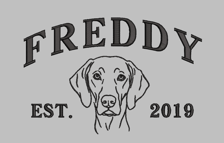 Personalized Dog Outline Sweatshirt